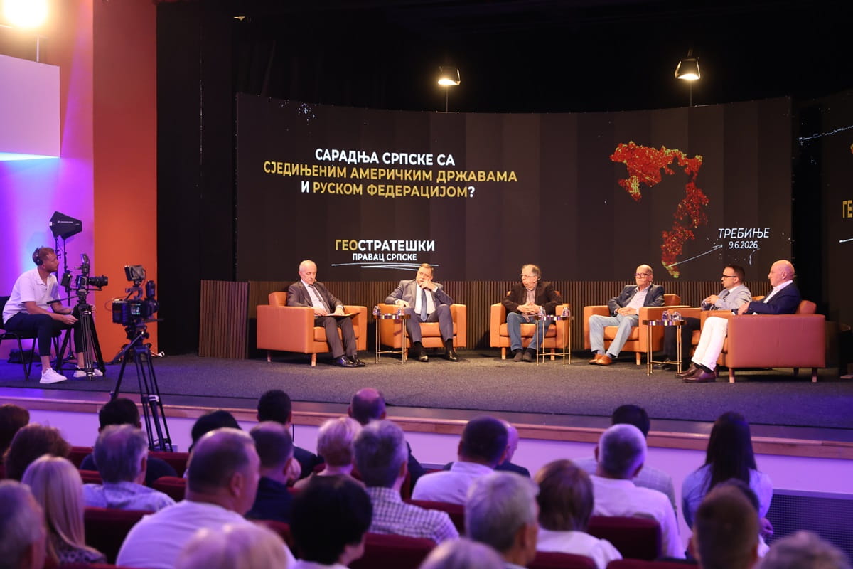 U Trebinju održana tribina „Geostrateški položaj Srpske“